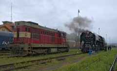 Domažlice - ČD Cargo 742.206 a Šlechtična 475.111