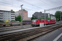 SBB Re 4/4 odstavené v Luzernu